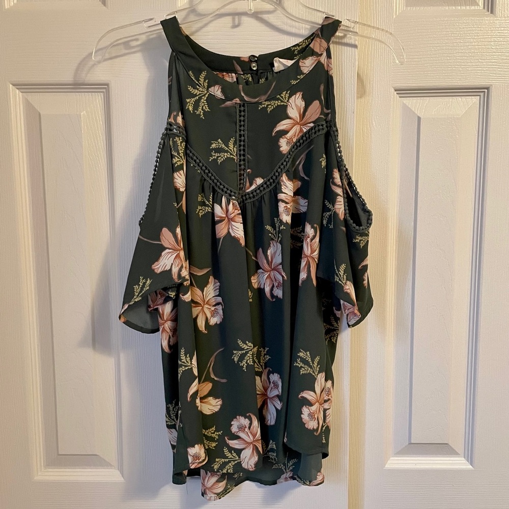 COPY - Sienna Sky Cold Shoulder Blouse